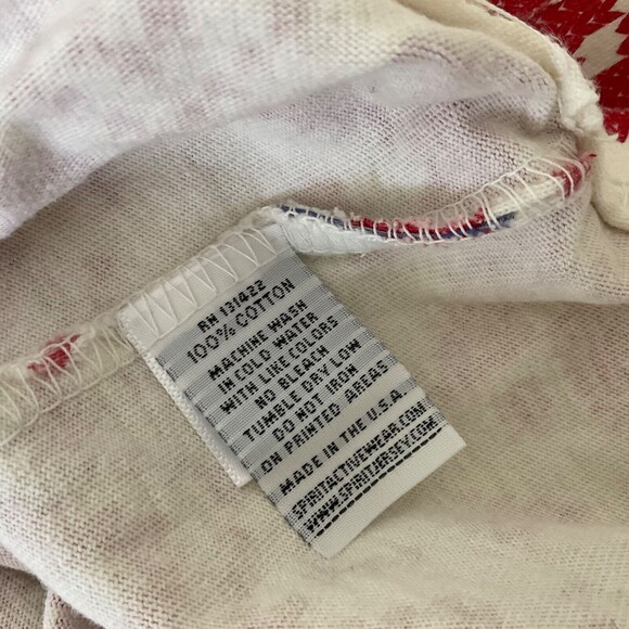 Spirit Jersey women size L Let it snow Red Snow Flakes Fair Isle cozy USA - Picture 6 of 12